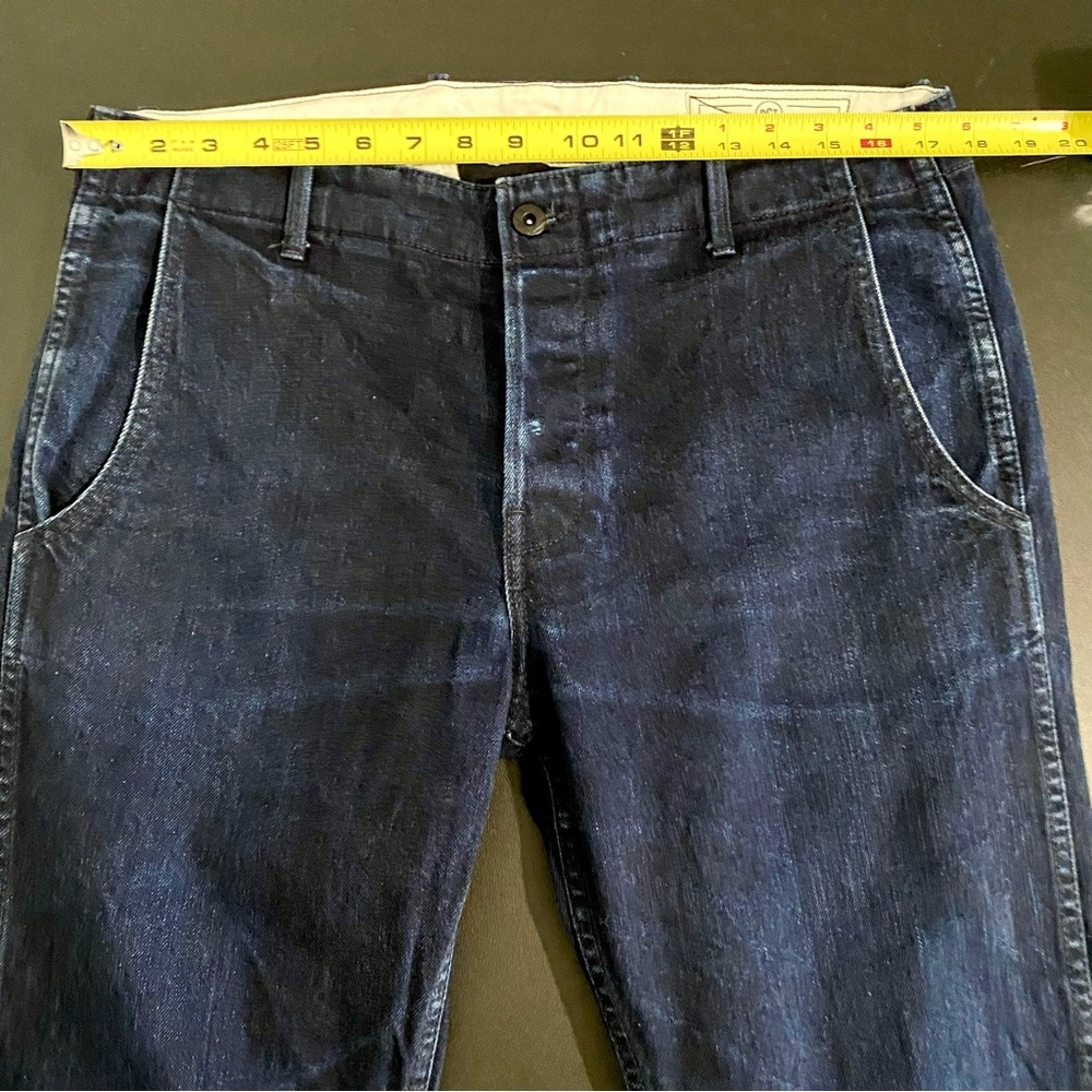 Rogue Territory RGT Infantry Relaxed Taper Pants Jeans Size 33 Dark Indigo - Picture 9 of 15